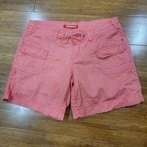 Union Bay Juniors Coral Cargo Shorts with Option to Cuff Size 7